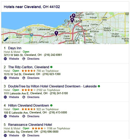 Hotels - Cleveland, OH 44102