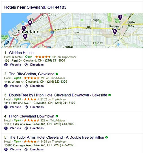 Hotels - Cleveland, OH 44103