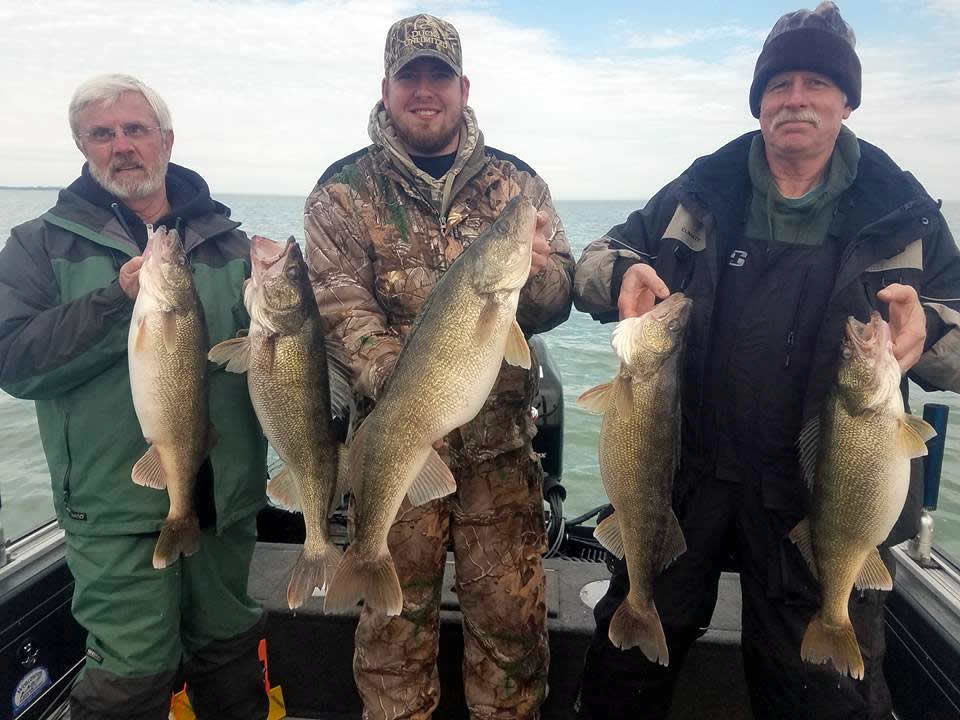 Lake Erie Walleye Fishing Charters - Blue Dolphin