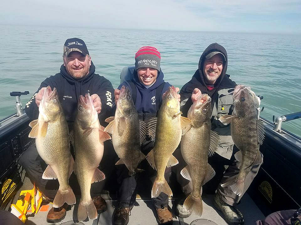 Lake Erie Walleye Fishing - Blue Dolphin Charters